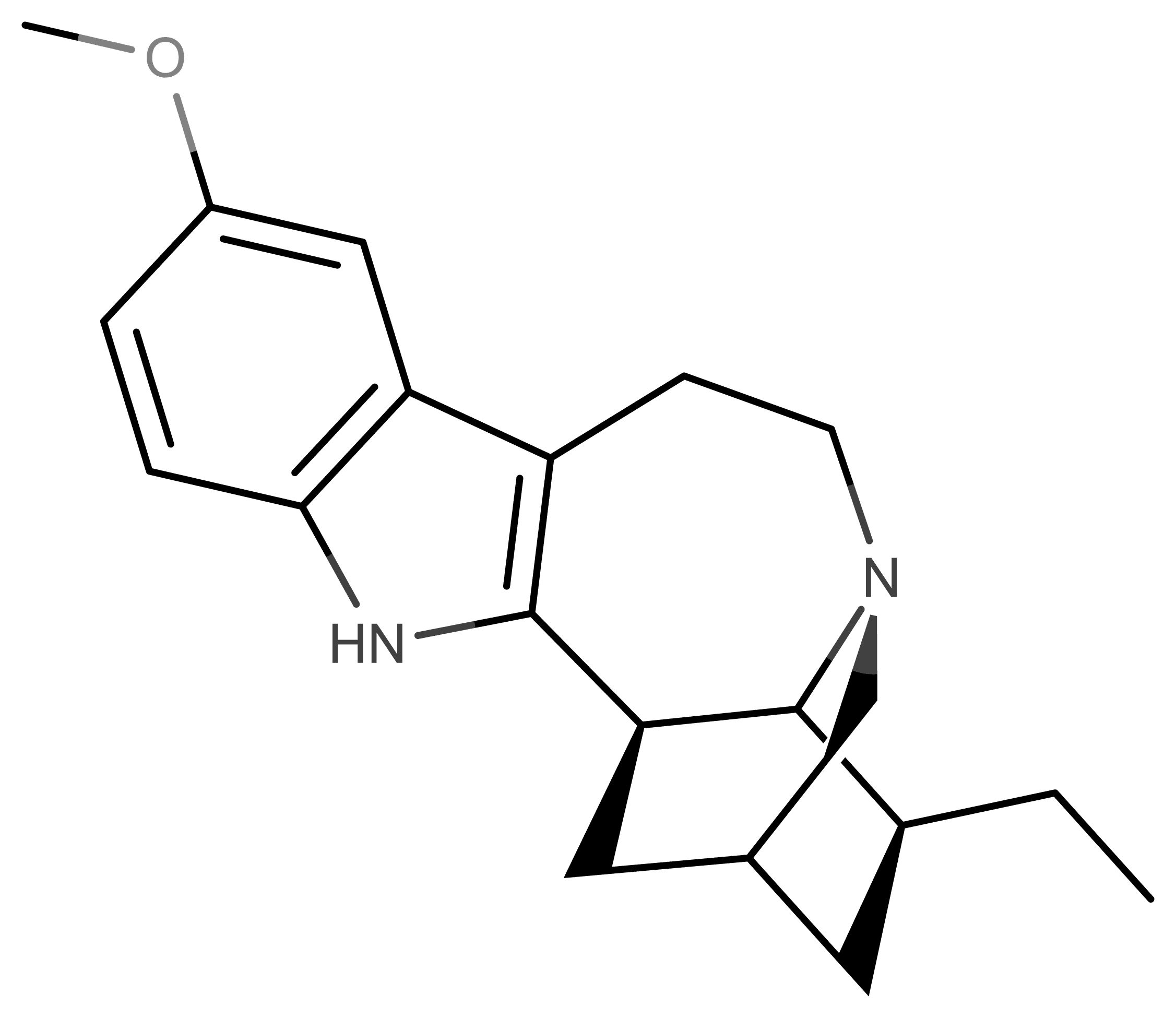 Ibogaine molecular scheme