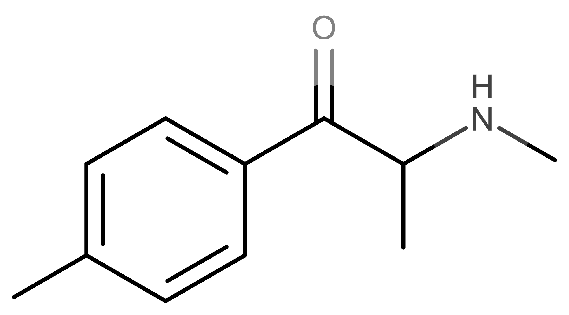 Mephedrone molecular scheme
