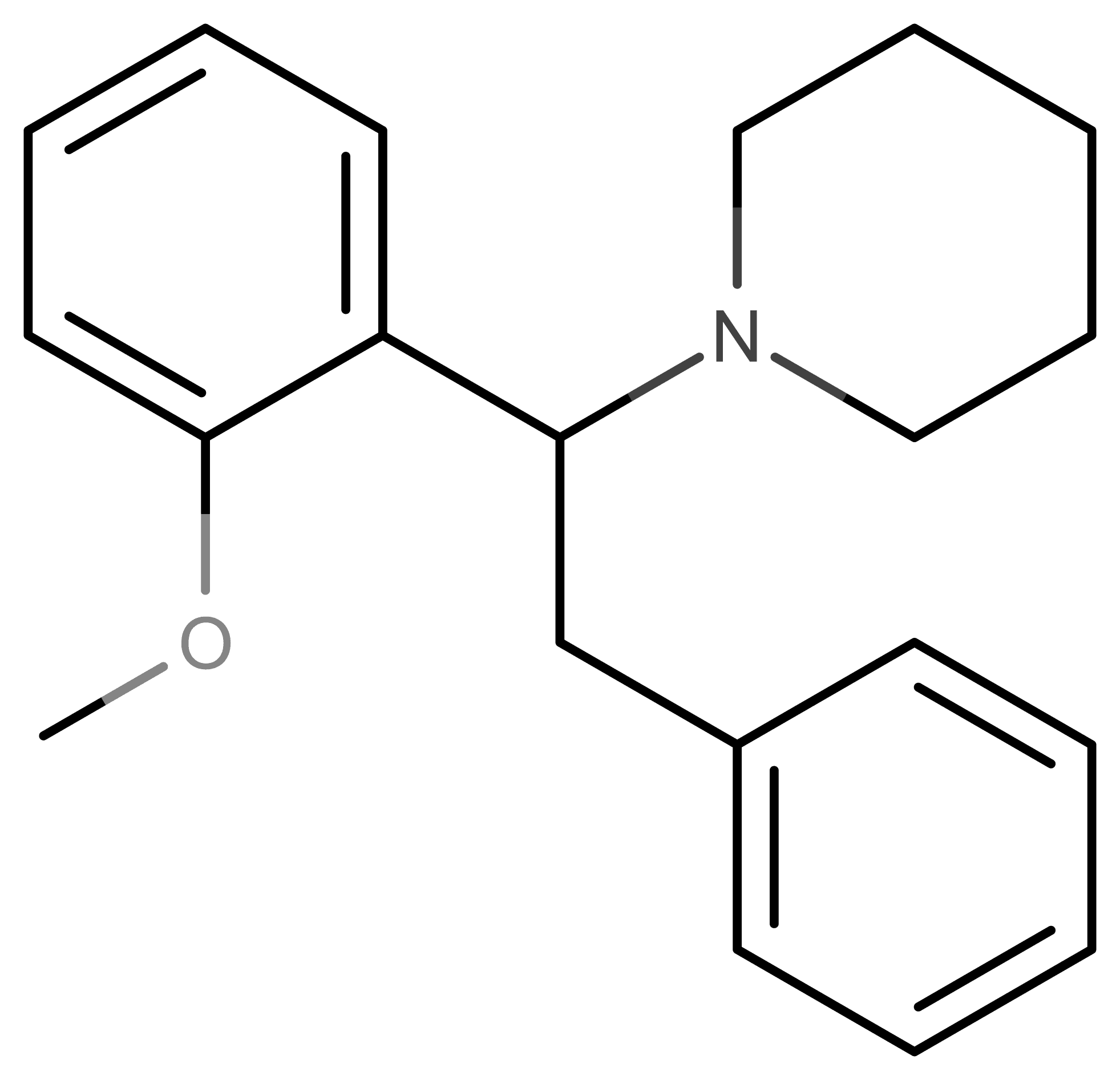 Methoxphenidine molecular scheme