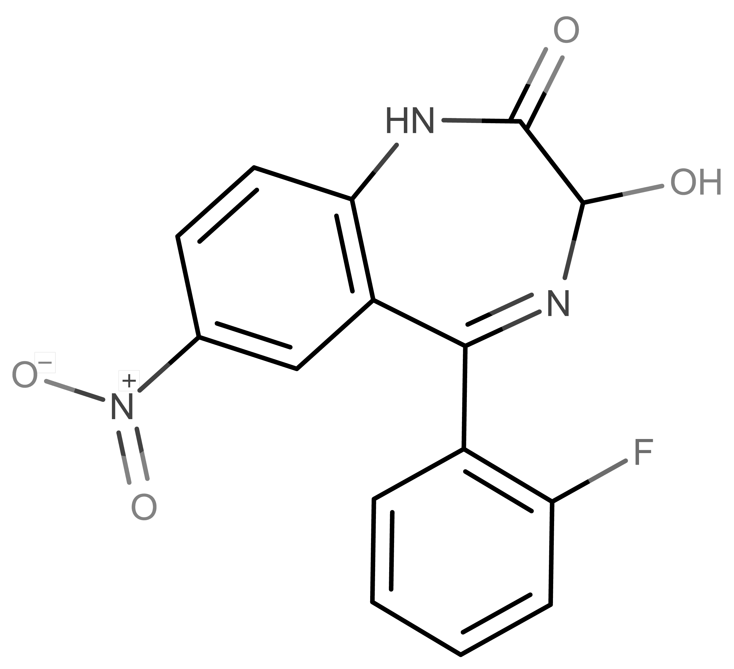 Nifoxipam molecular scheme