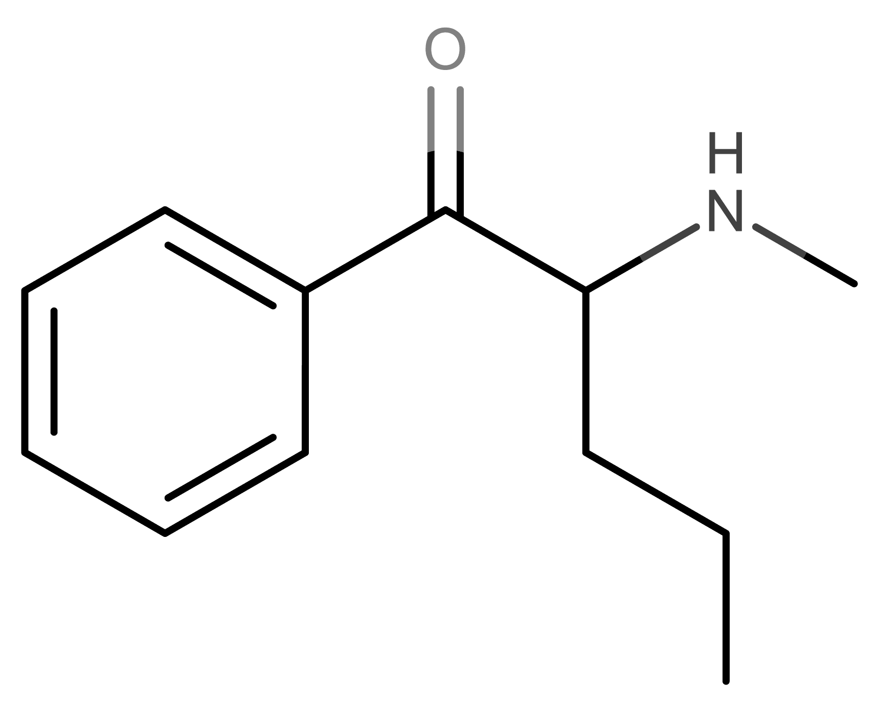 Pentedrone molecular scheme