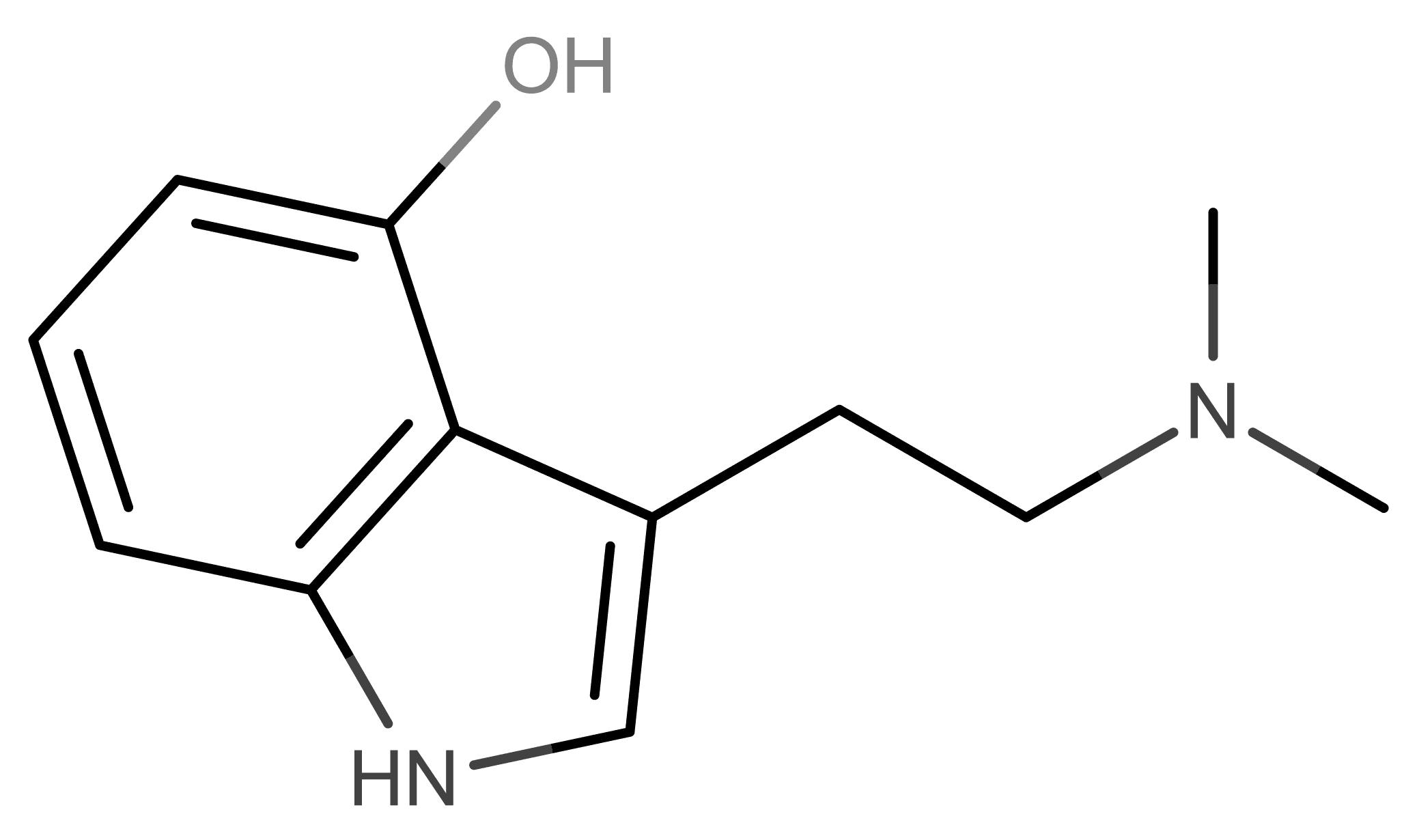 Psilocin molecular scheme
