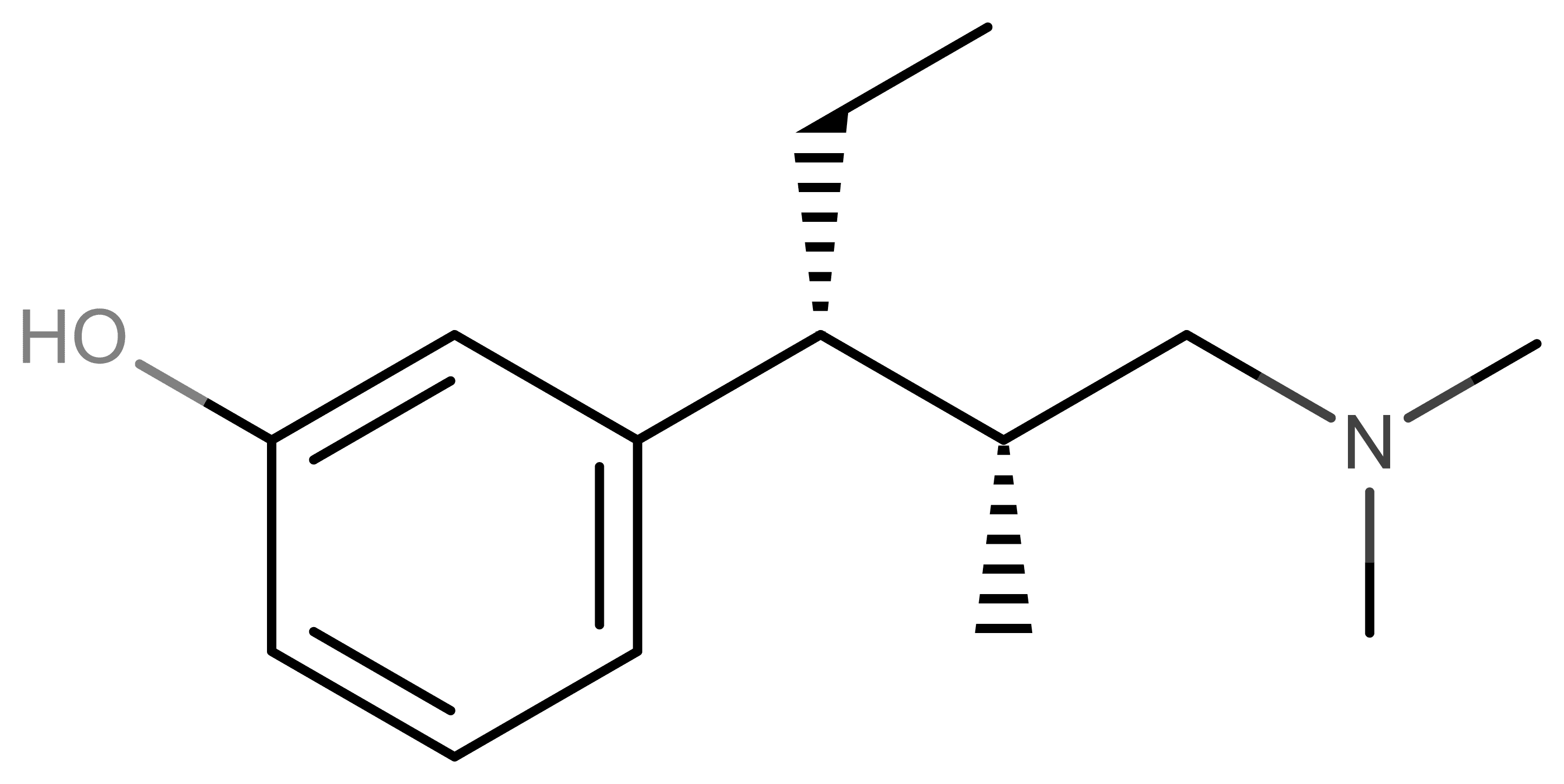 Tapentadol molecular scheme