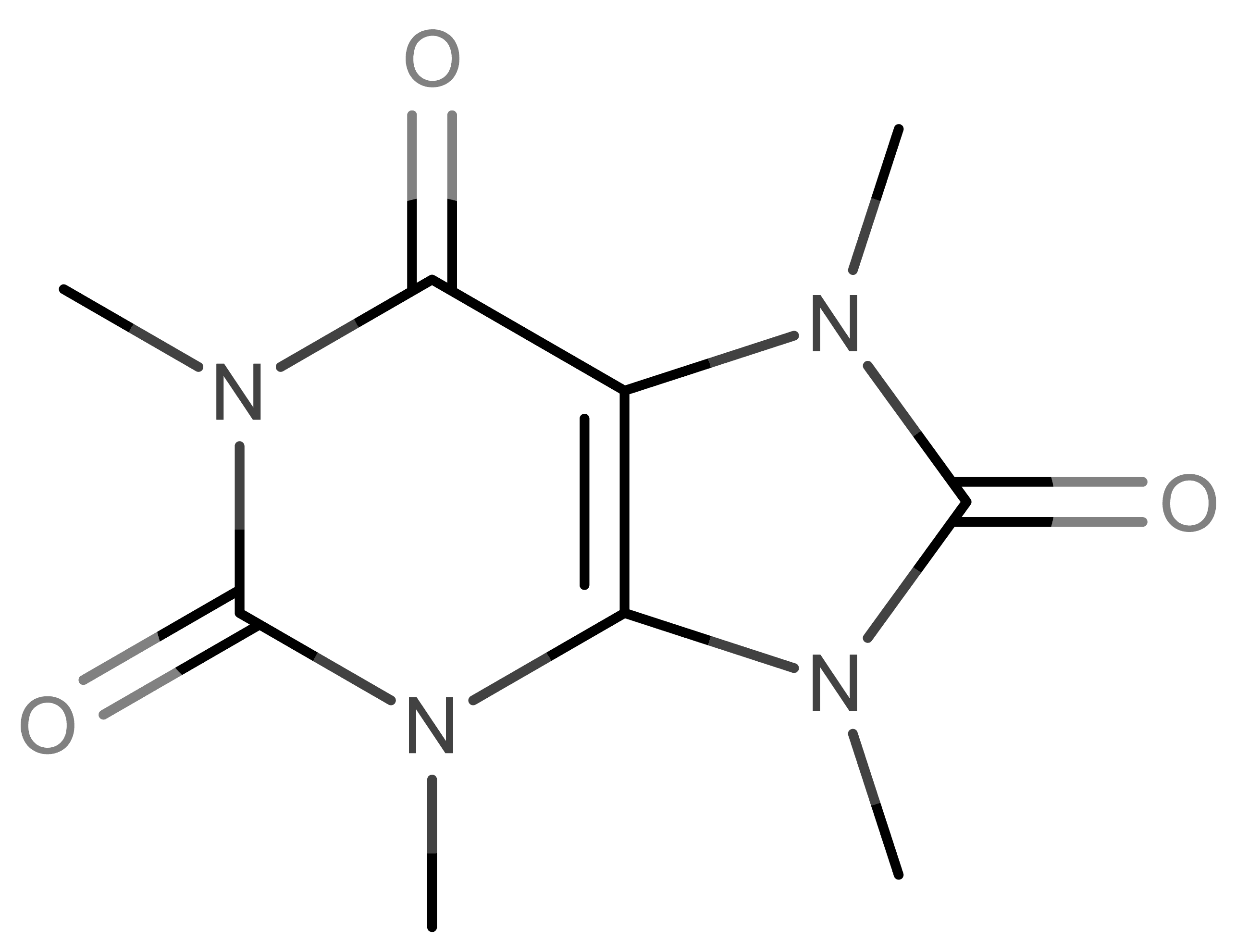 Theacrine molecular scheme