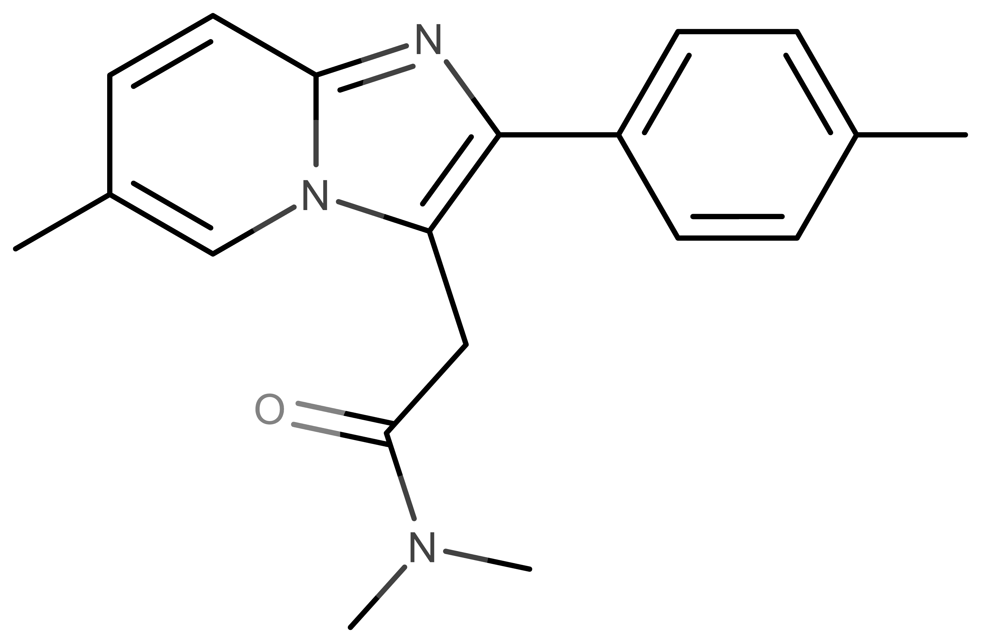 Zolpidem molecular scheme