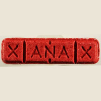 Fake Xanax molecular scheme