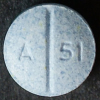 Blue A 51 molecular scheme