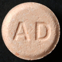 Counterfeit Adderall molecular scheme