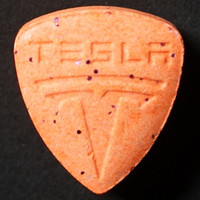 Orange Tesla molecular scheme