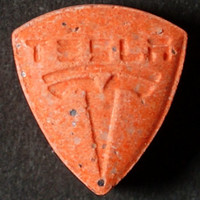 Orange Tesla molecular scheme