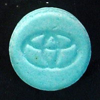 Blue Toyota molecular scheme