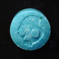 Blue Skull Candy molecular scheme