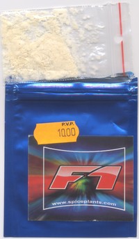 F1 (polvo Amarillo) Legal High molecular scheme