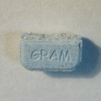 Blue Instagram molecular scheme