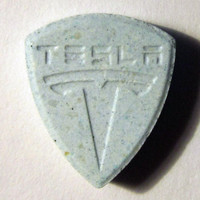 Blue Tesla molecular scheme