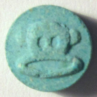 Blue Paul Frank Monkey molecular scheme
