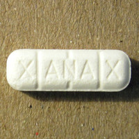 Xanax Bar molecular scheme