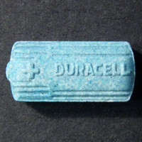 Blue Duracell molecular scheme