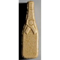 Champagner Flasche molecular scheme