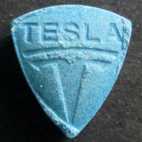 Blue Tesla molecular scheme
