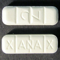 Xanax X/2 molecular scheme