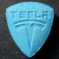 Blue Tesla molecular scheme