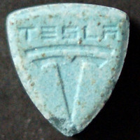 Blue Tesla molecular scheme