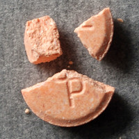 Fake Adderall molecular scheme