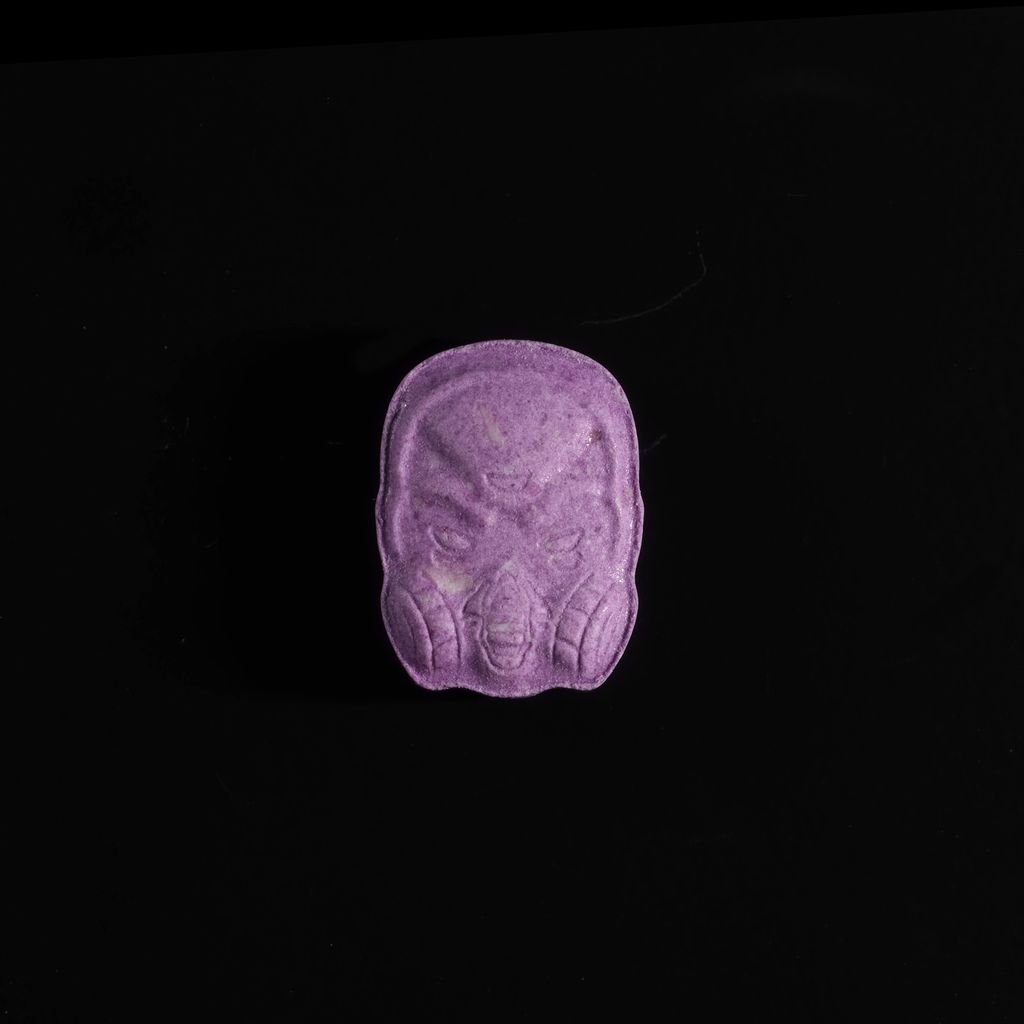 Gas mask/Skull molecular scheme