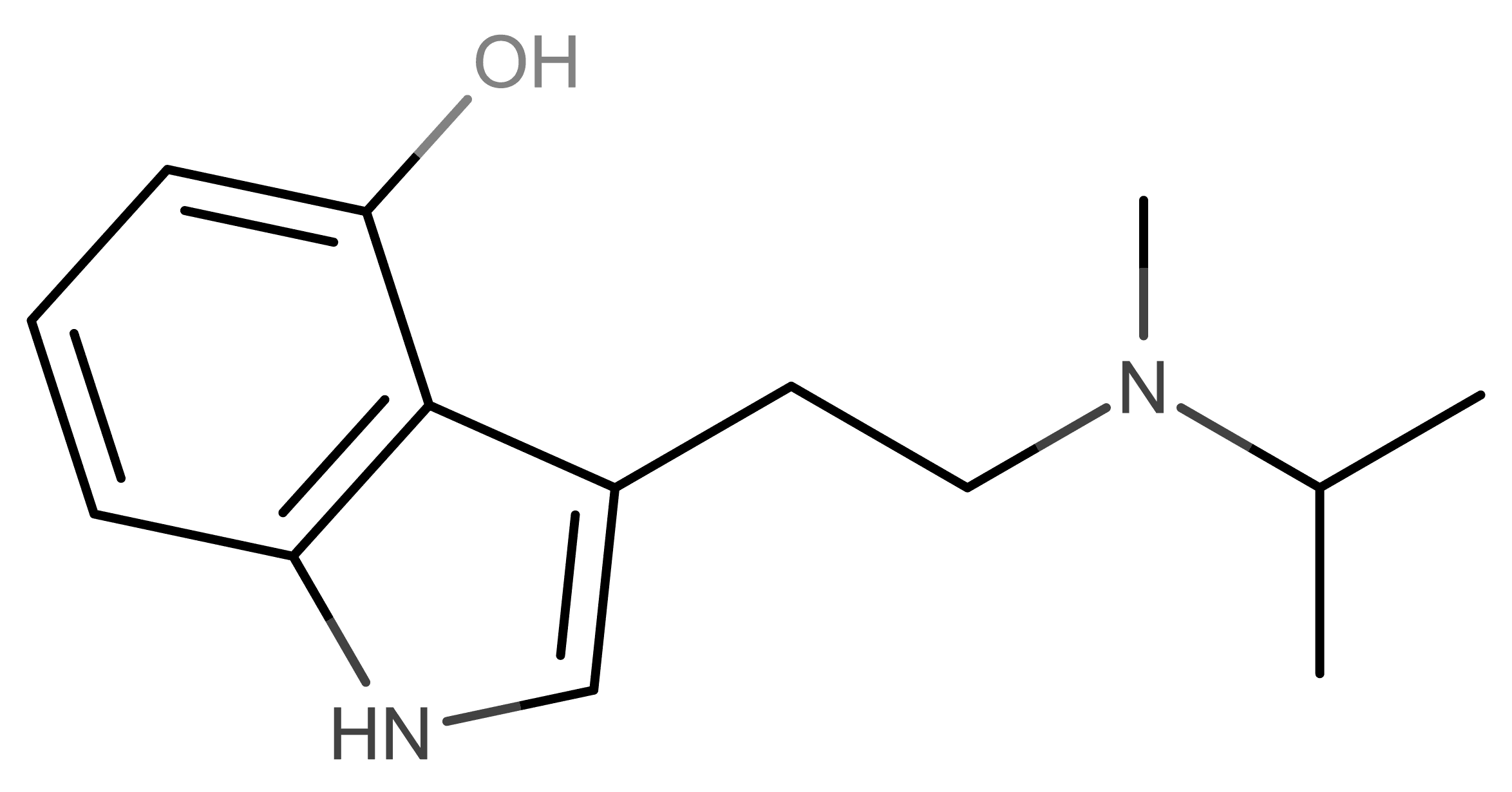 4-HO-MiPT molecular scheme