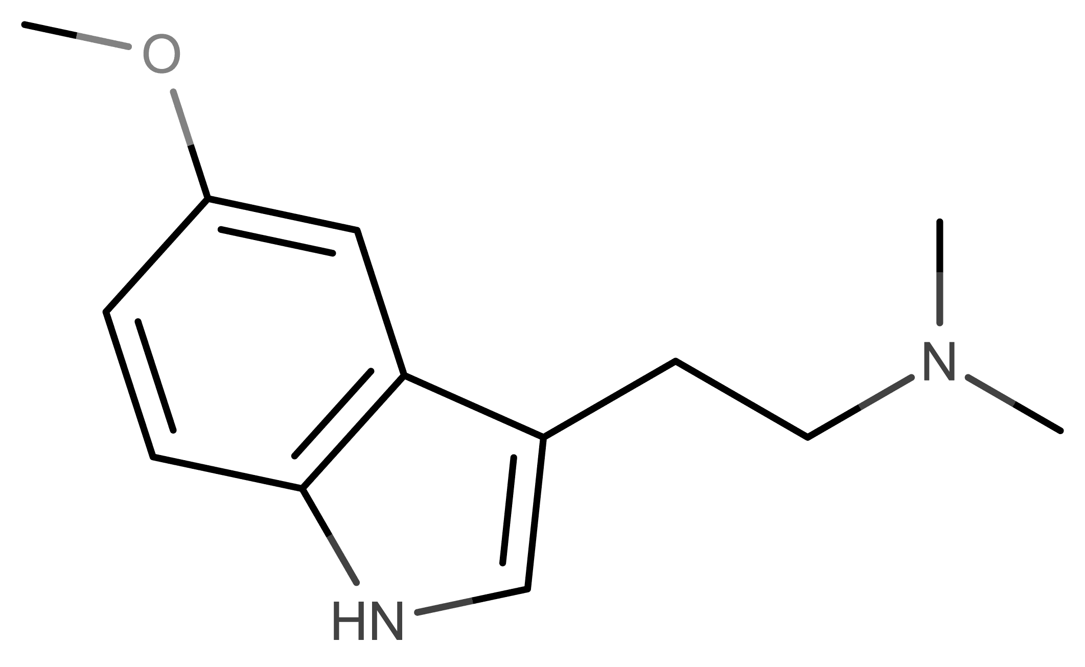 5-MeO-DMT molecular scheme