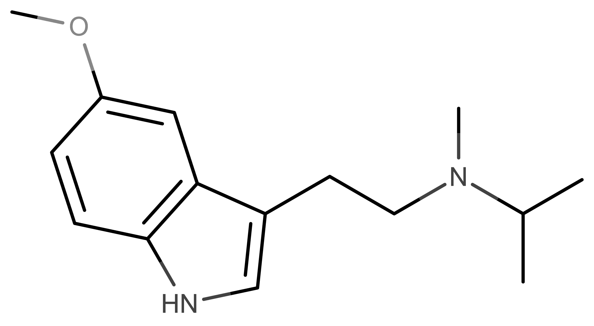 5-MeO-MiPT molecular scheme