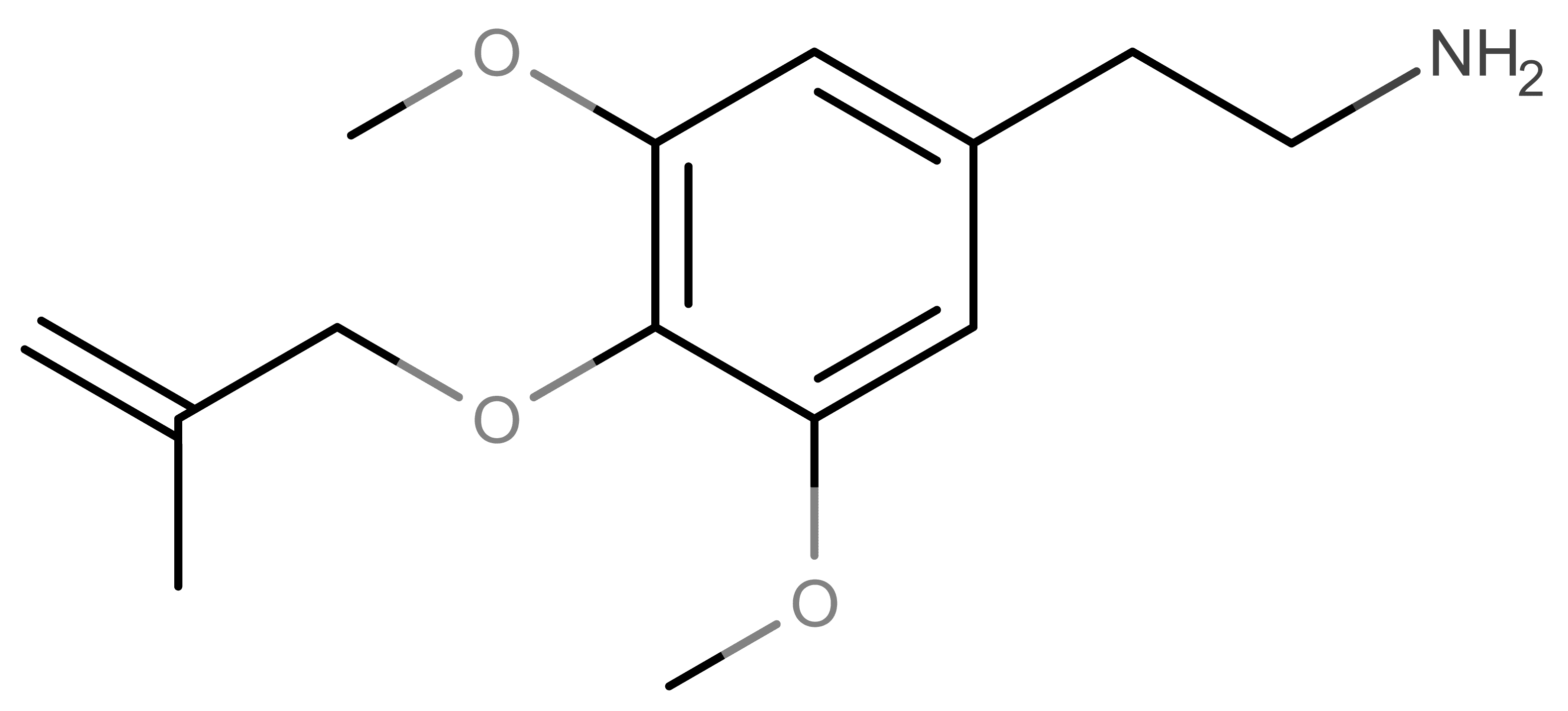 Methallylescaline molecular scheme