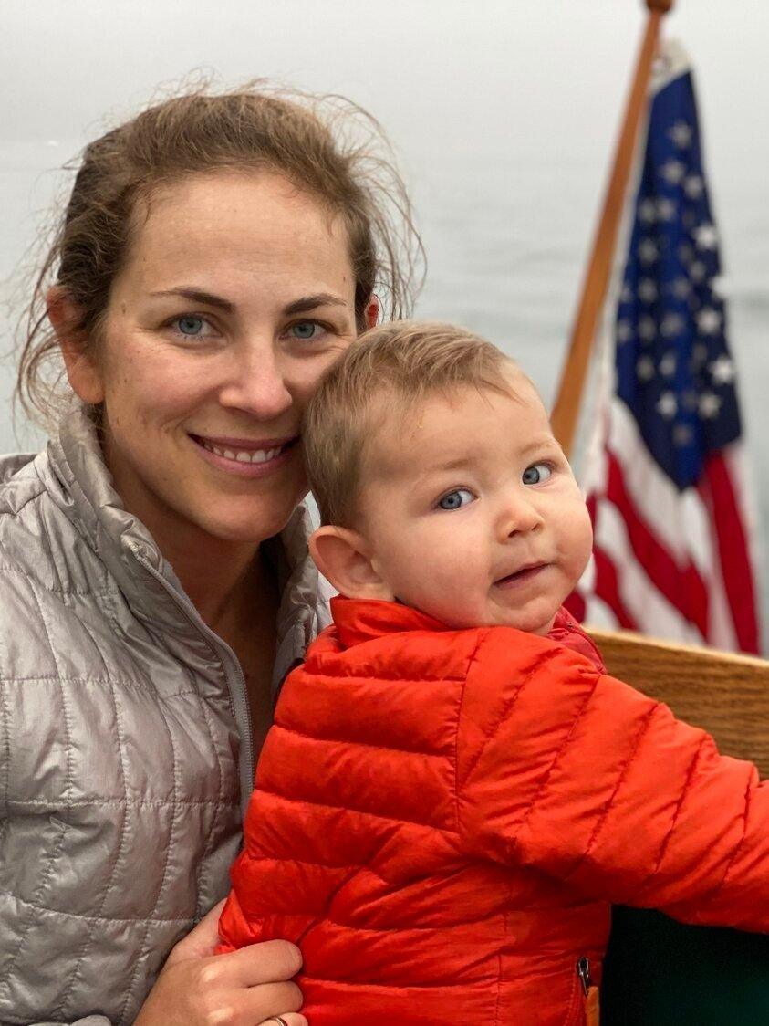 Laura Will with her son Alden