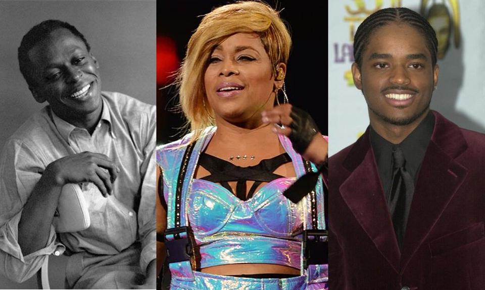 Miles Davis, Tionne “T-Boz” Watkins, and Larenz Tate (left to right)