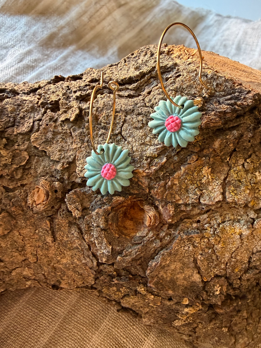 Pendientes Margarita Gerbera, foto 1