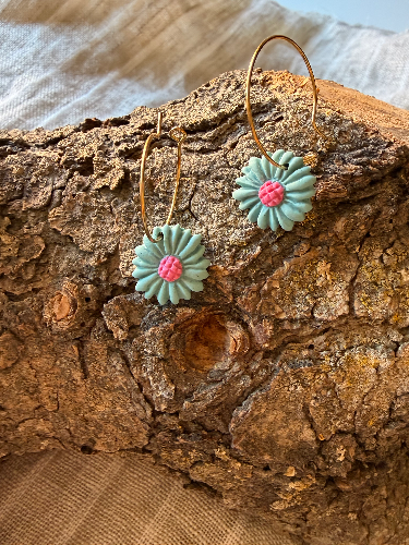 Pendientes Margarita Gerbera