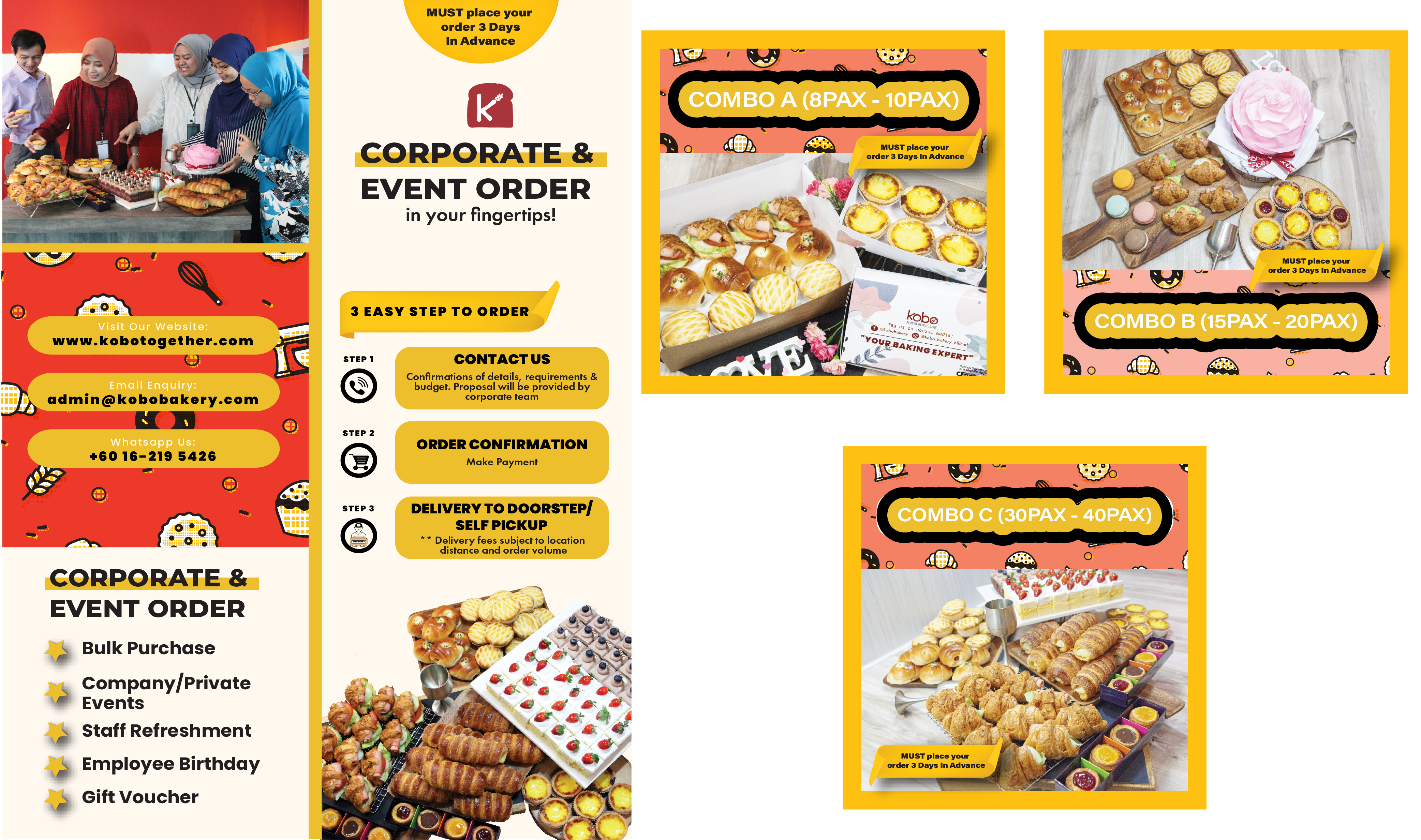 CORPORATE EVENT ORDER