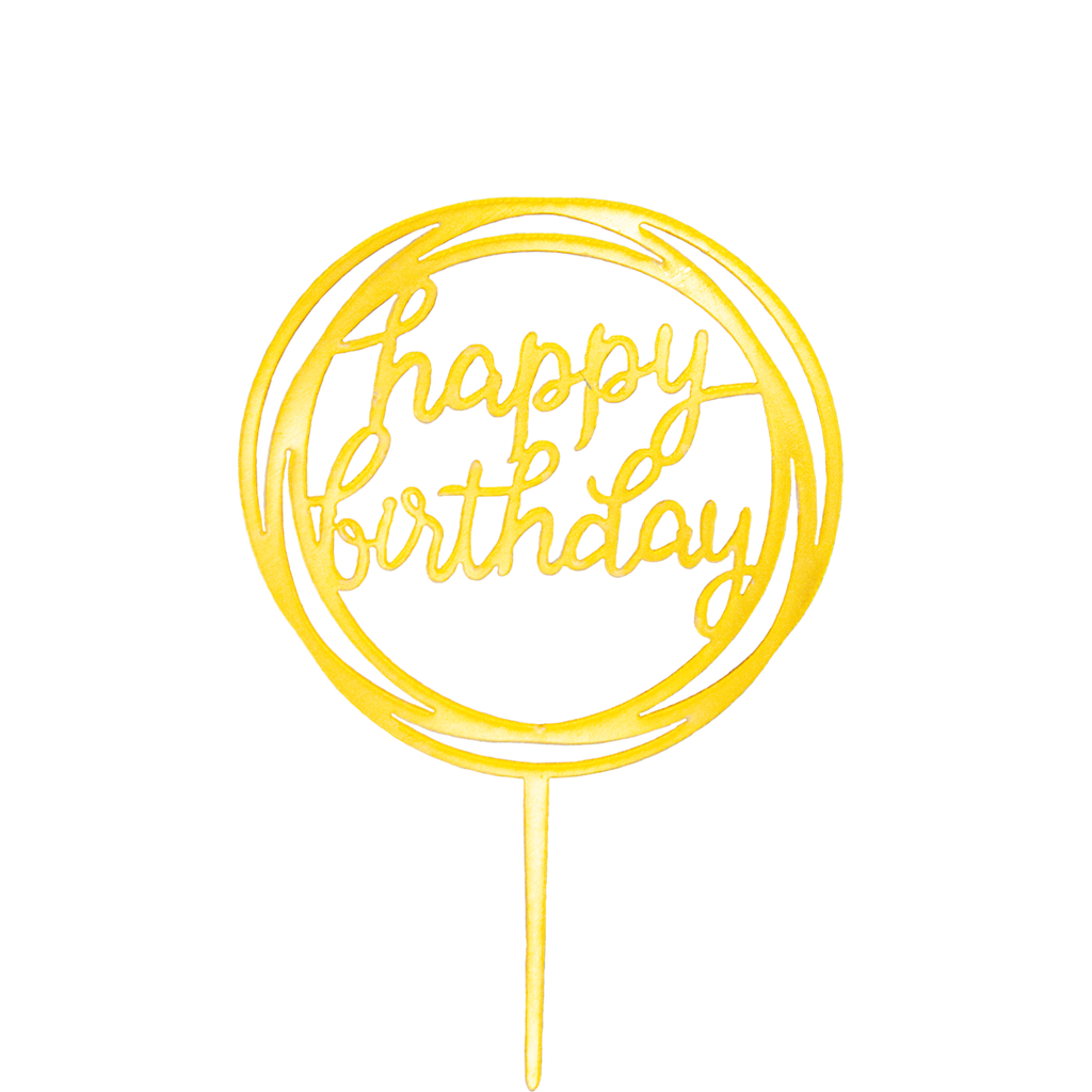 HAPPY BIRTHDAY CIR CLE