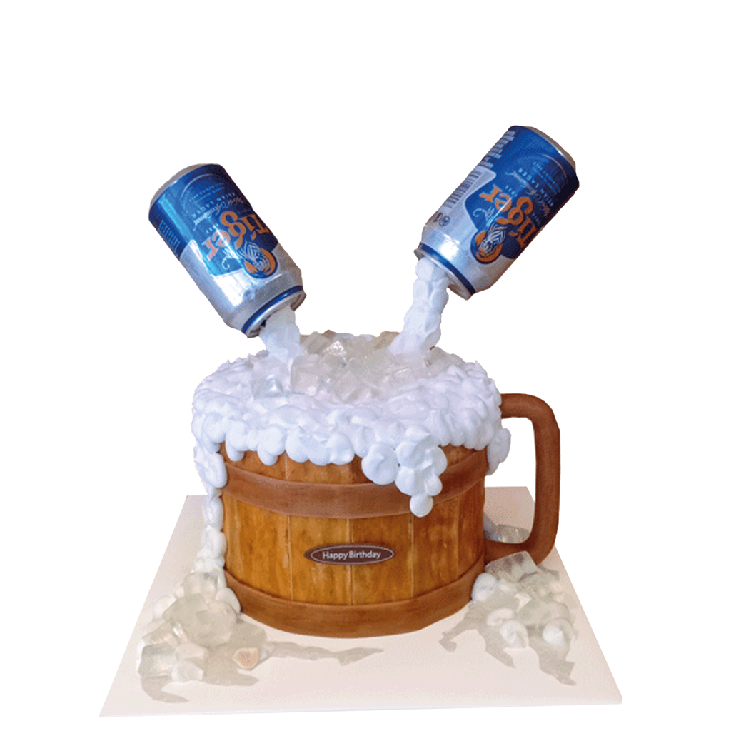 BEER MUG (CUSTOMIZE) 6" x 2 Layers