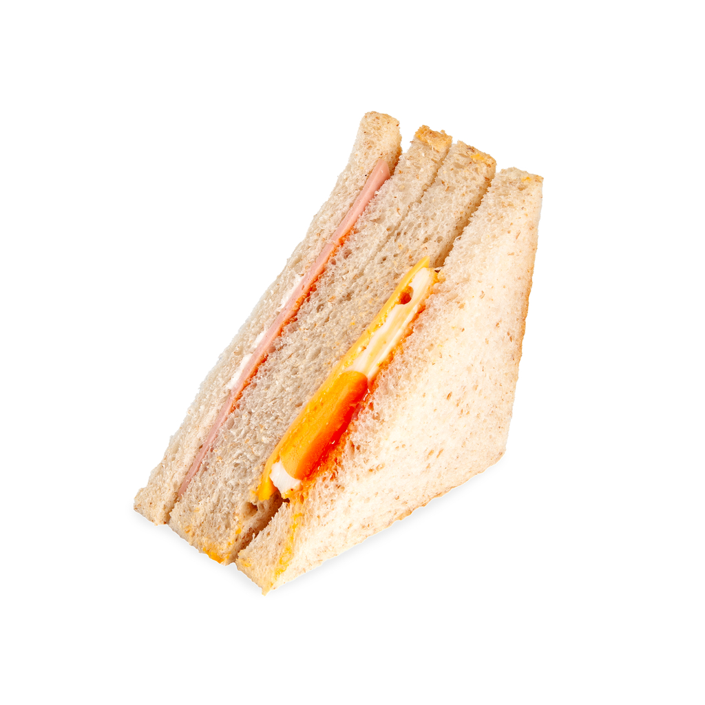 CHICKEN HAM CHEESE AND EGG SANDWICH