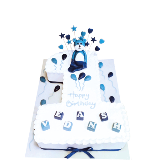 CHARMING BEAR "1ST BIRTHDAY" (CUSTOMIZE)