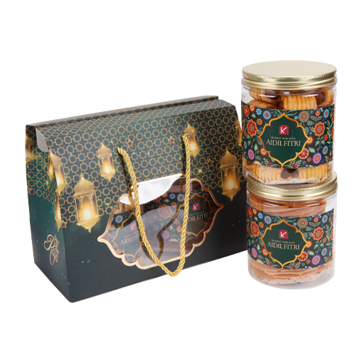 AIDILFITRI INDULGENCE GIFT BOX COOKIES SET