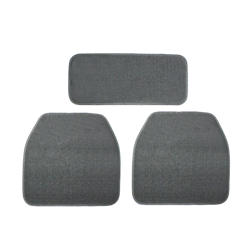 FERAL Dywaniki luxury welurowe 5szt szare