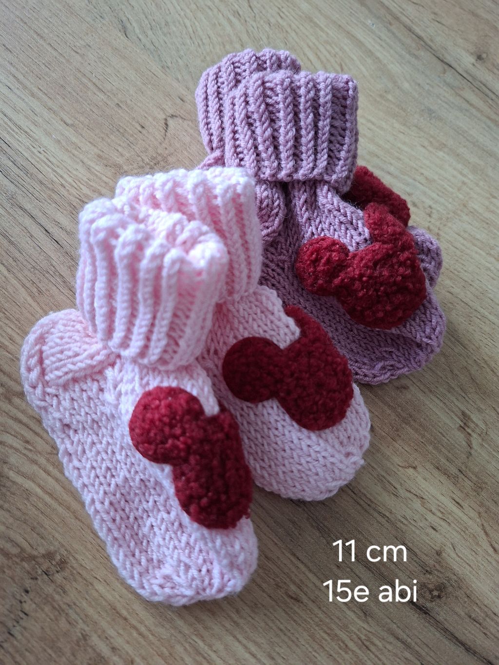 11 cm merino vilnos kojinytės