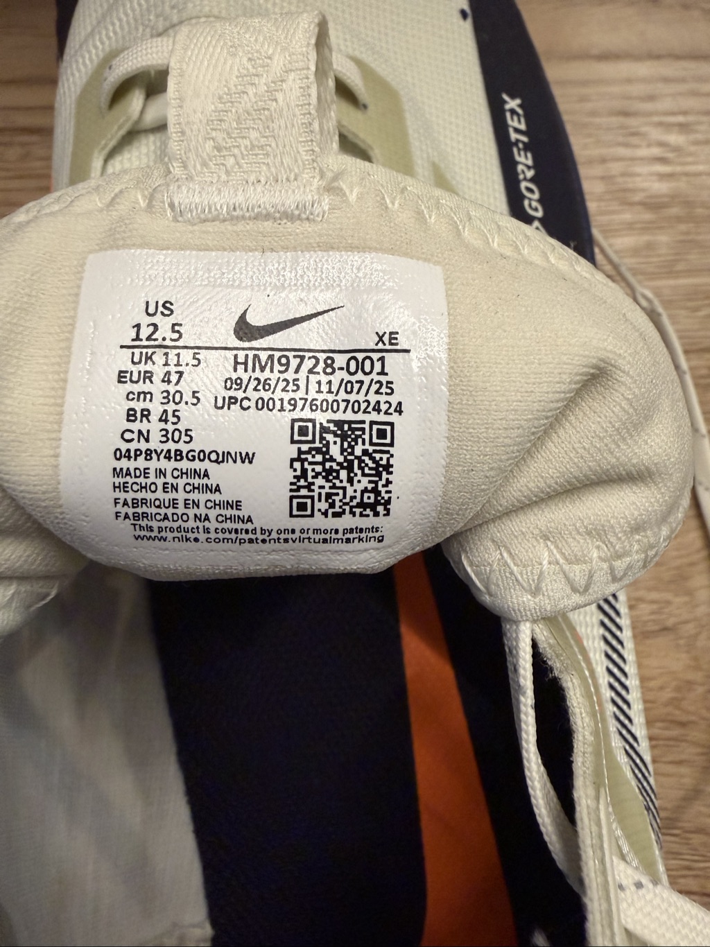 Nike raeact pegasus trail 4 gtx bėgimo batai — nuotrauka 4