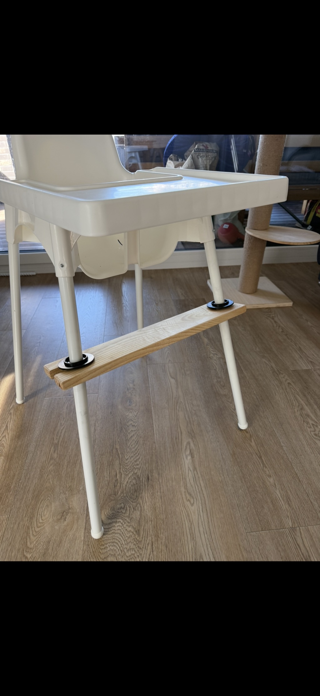 Rankų darbo pakojukas Ikea kėdutei