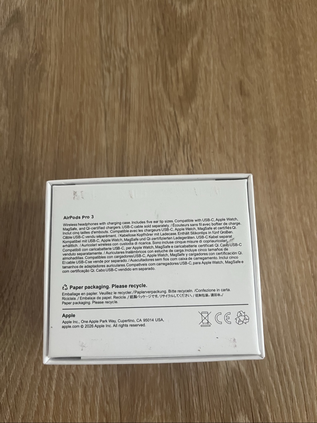 Apple AirPods Pro 3 belaidės ausinės — nuotrauka 2