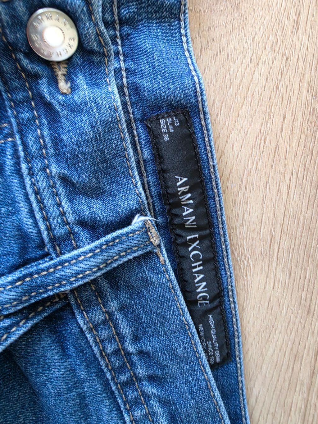 Armani Exchange vyriški džinsai — nuotrauka 2