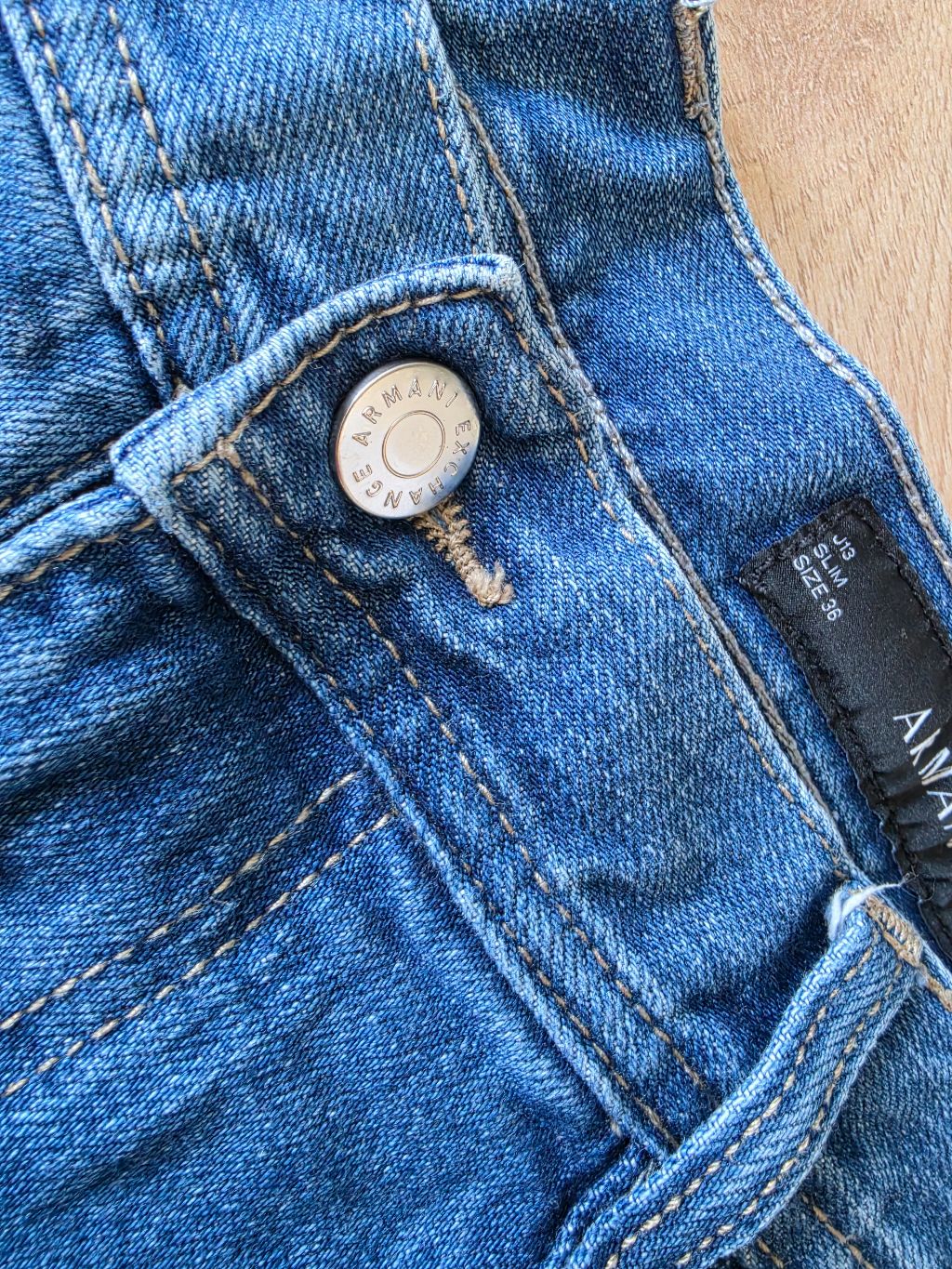 Armani Exchange vyriški džinsai — nuotrauka 4